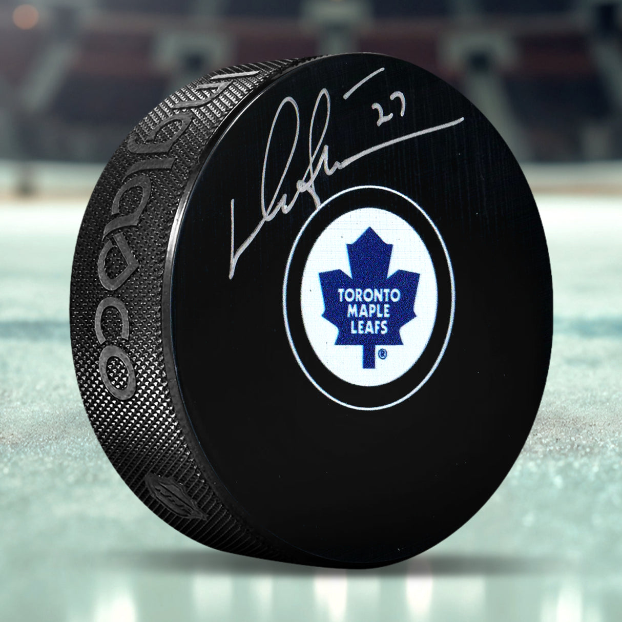 Darryl Sittler Signed Toronto Maple Leafs Autograph Series Puck