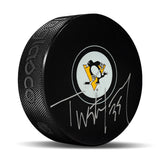 Tristan Jarry Signed Pittsburgh Penguins Logo Puck
