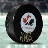 Malcolm Spence Signed Puck Team Canada