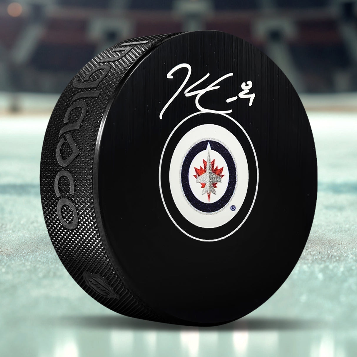 Kyle Connor Signed Winnipeg Jets Hockey Puck