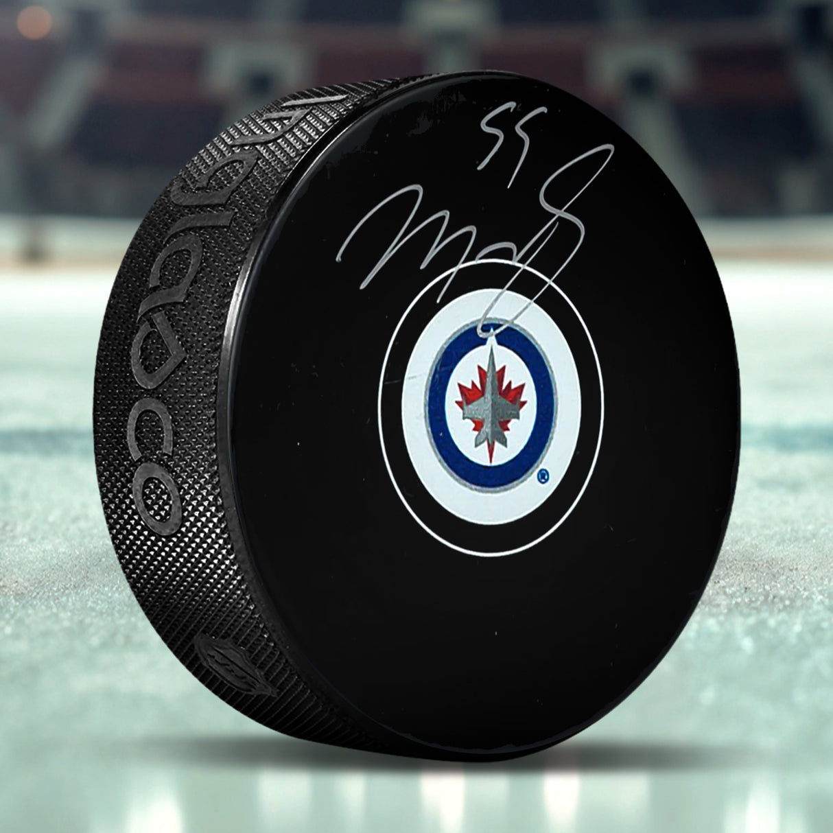 Mark Scheifele Signed Winnipeg Jets Puck