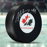 Morgan Rielly Signed Team Canada Puck