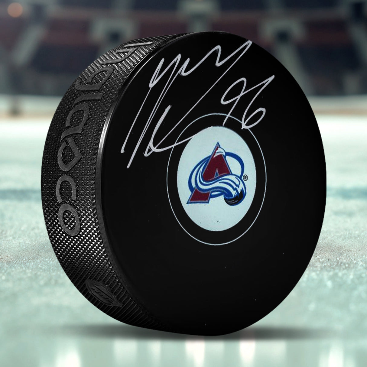 Mikko Rantanen Signed Colorado Avalanche Puck Avalanche Autograph Series