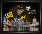 Sidney Crosby 16x20 Framed Skyline PhotoGlass Print Penguins
