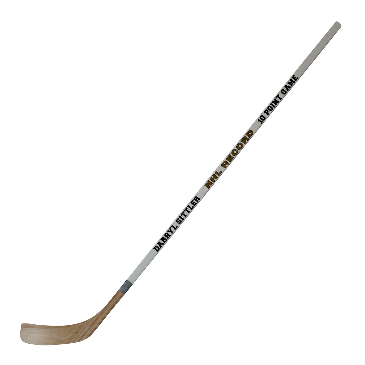 Darryl Sittler Signed Commemorative Stick – NHL Record 10-Point Game (Feb 7, 1976)