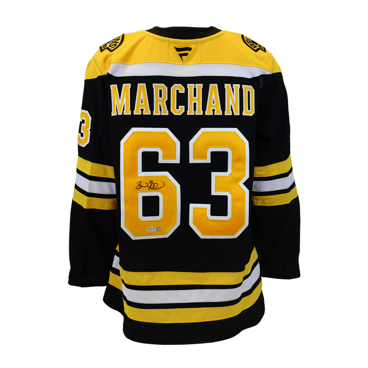 Brad Marchand Signed Jersey Bruins Black Fanatics Premium