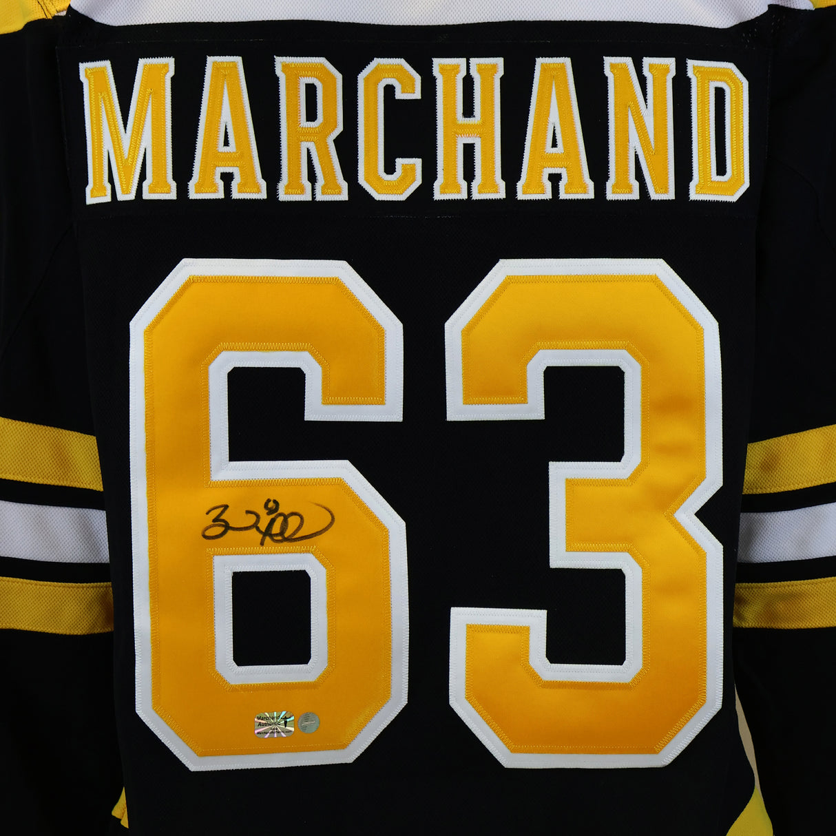 Brad Marchand Signed Jersey Bruins Black Fanatics Premium