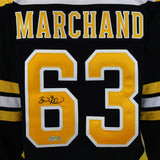 Brad Marchand Signed Jersey Bruins Black Fanatics Premium