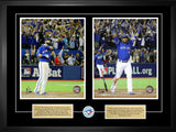 Jose Bautista and Edwin Encarnacion Toronto Blue Jays Framed 8x10 Homerun Celebrations Photos - Frameworth Sports Canada 