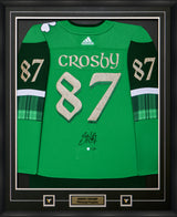 Sidney Crosby Signed Framed Jersey Pittsburgh Penguins St.Pats Adidas (Limited Edition of 25)