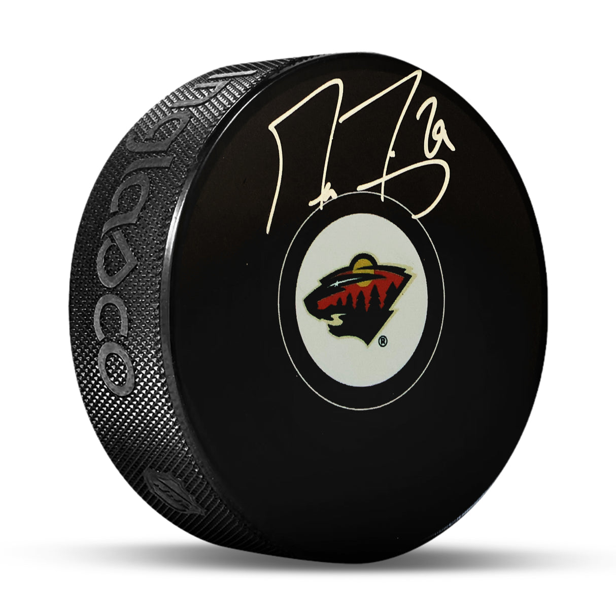 Marc-Andre Fleury Minnesota Wild Signed Hockey Puck