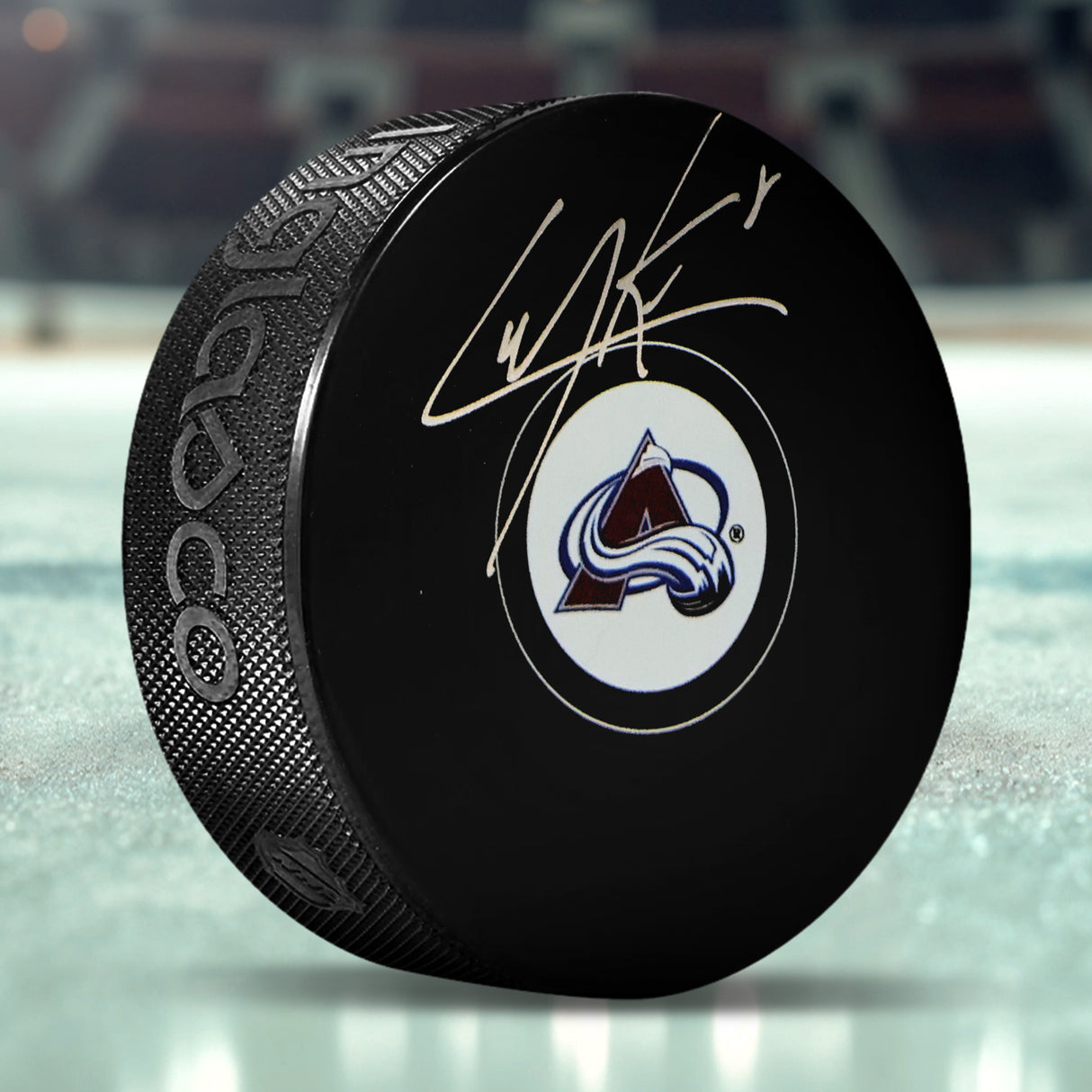 Cale Makar Signed Puck Avalanche