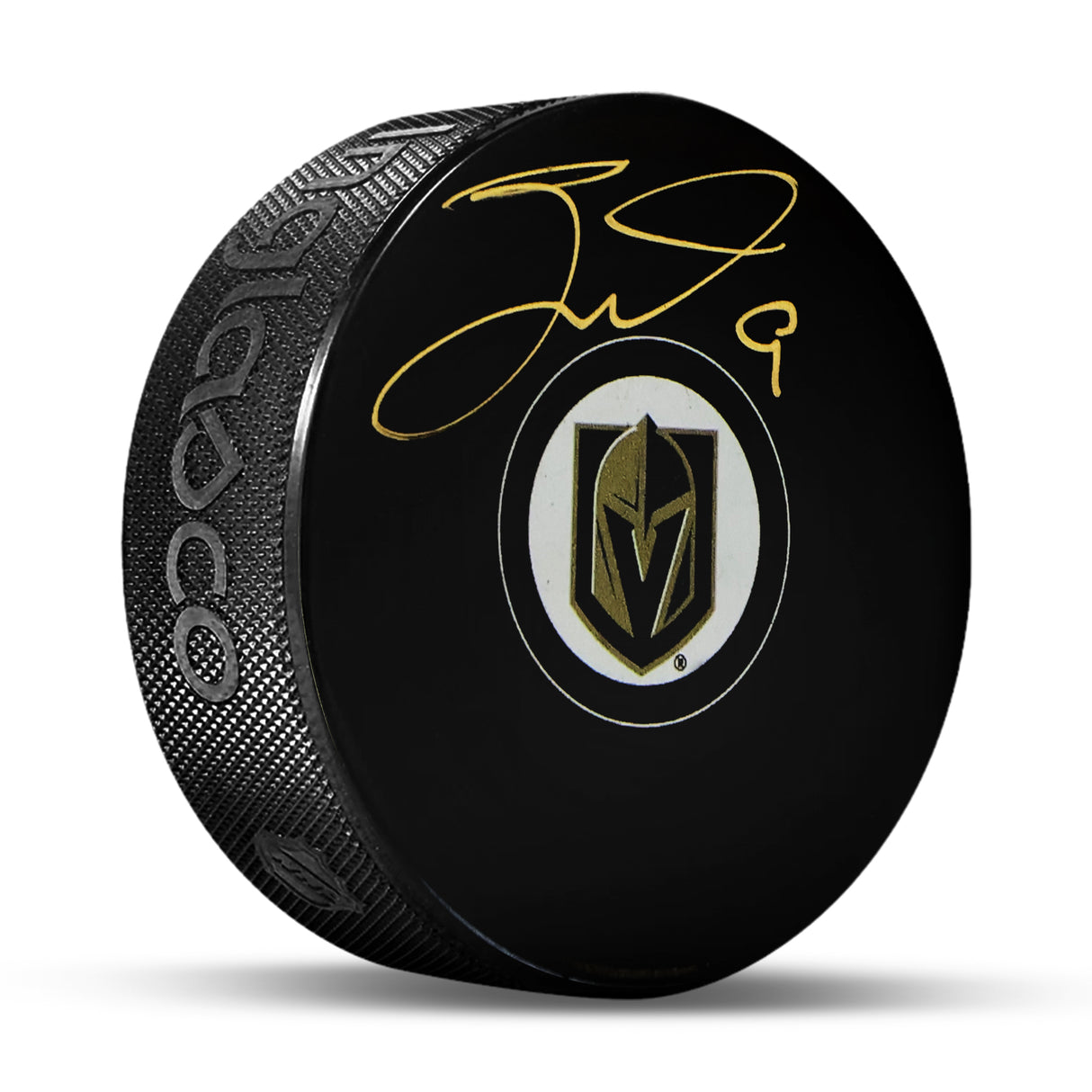 Jack Eichel Vegas Golden Knights Signed Hockey Puck