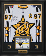 Connor Mcdavid Signed Framed Jersey 2024 NHL All-Star Adidas Authentic