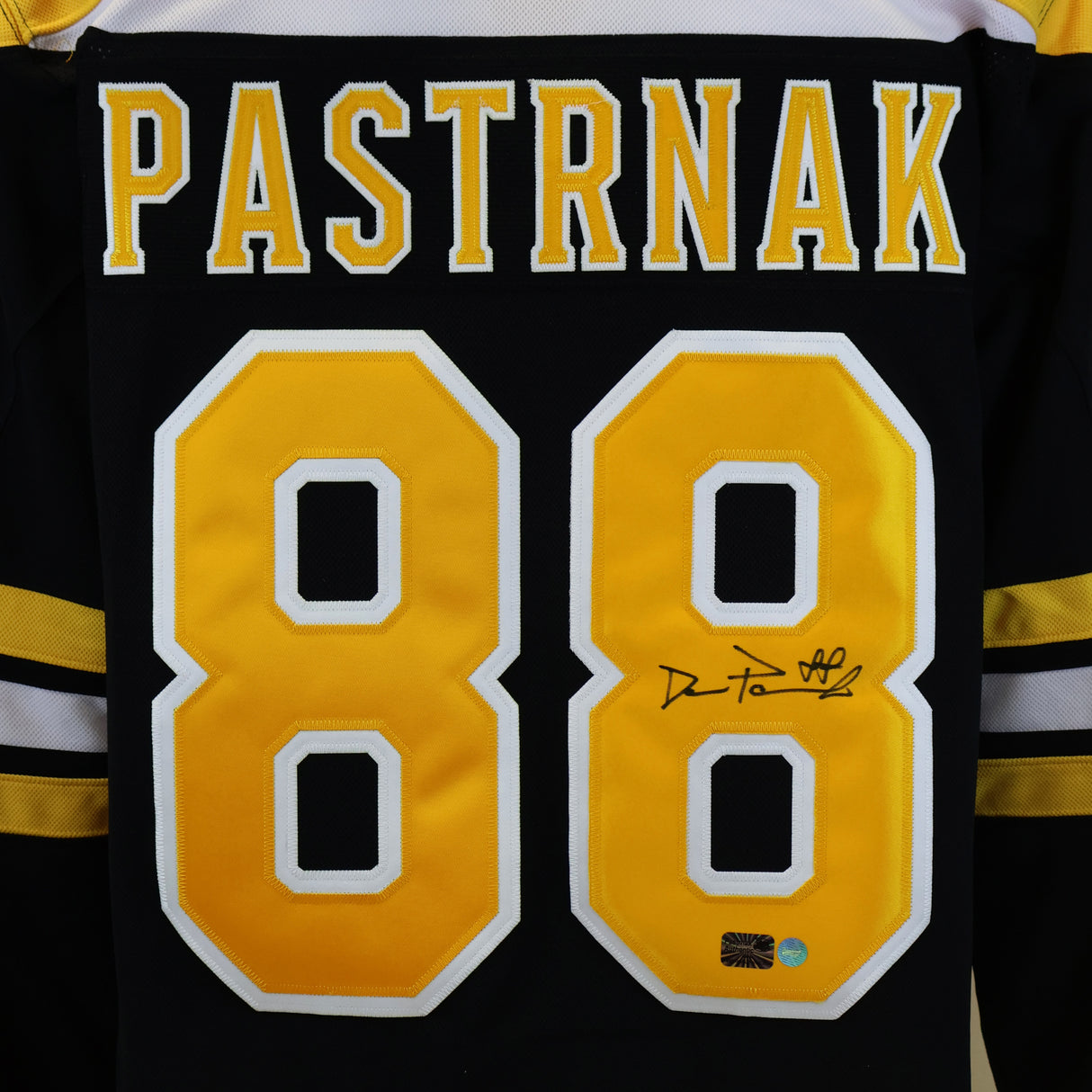 David Pastrnak Signed Jersey Bruins Black Fanatics Premium