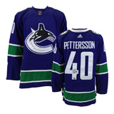 Elias Pettersson Vancouver Canucks Signed Blue Adidas Authentic Jersey