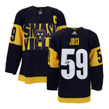 Roman Josi Nashville Predators Signed Gold Adidas Authentic Jersey
