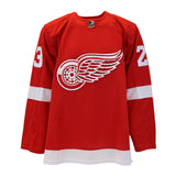 Lucas Raymond Detroit Red Wings Signed Red Adidas Authentic Jersey