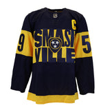 Roman Josi Nashville Predators Signed Gold Adidas Authentic Jersey