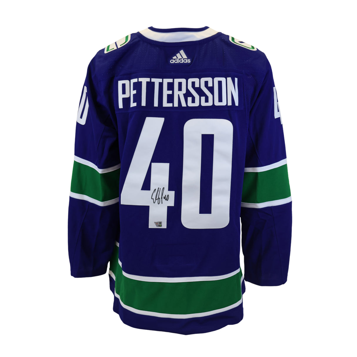 Elias Pettersson Vancouver Canucks Signed Blue Adidas Authentic Jersey