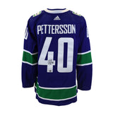 Elias Pettersson Vancouver Canucks Signed Blue Adidas Authentic Jersey