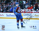 Cale Makar Colorado Avalanche Signed 8x10 Burgundy Celebration Photograph