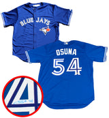 Roberto Osuna Signed Toronto Blue Jays Blue Replica Jersey - Frameworth Sports Canada 