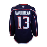 Johnny Gaudreau Signed Jersey Blue Columbus Blue Jackets Fanatics Premium