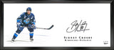 Sidney Crosby Signed 18x44 Framed Print Rimouski Blue Oversize Signature (Limited of Edition 25)