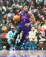 RJ Barrett Signed 8x10 Toronto Raptors Action-V
