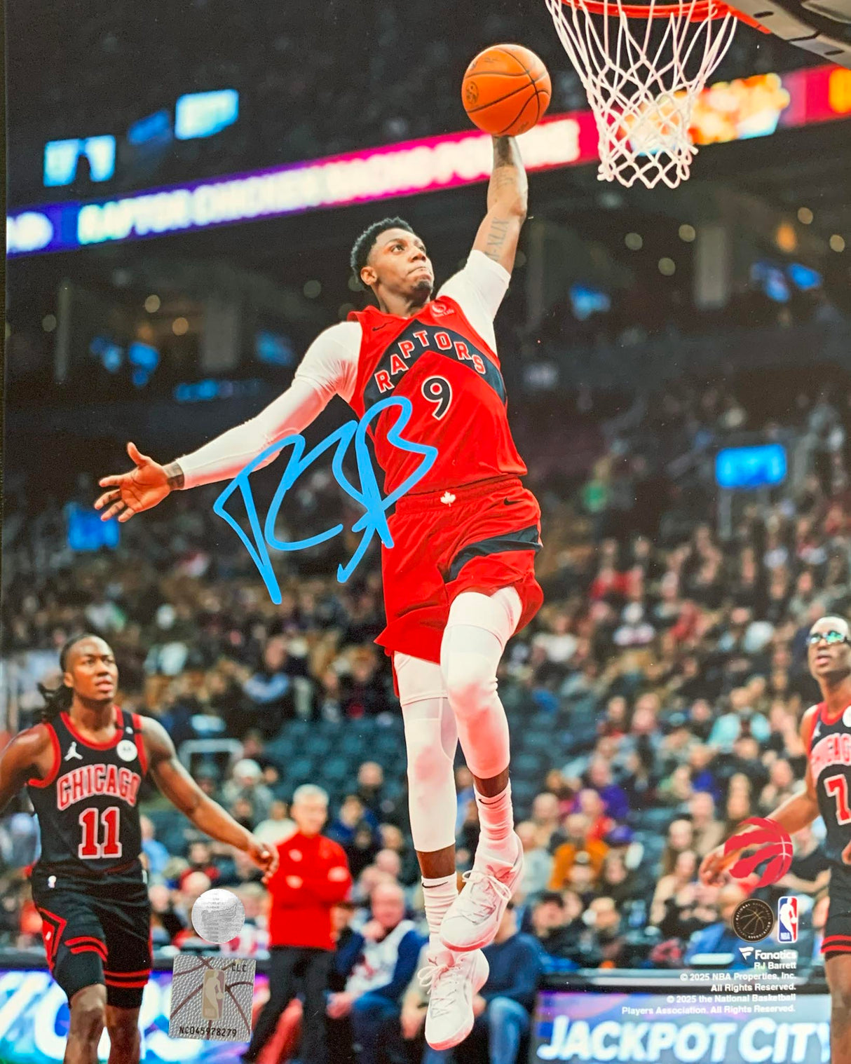 RJ Barrett Signed 8x10 Dunk Photo – Toronto Raptors