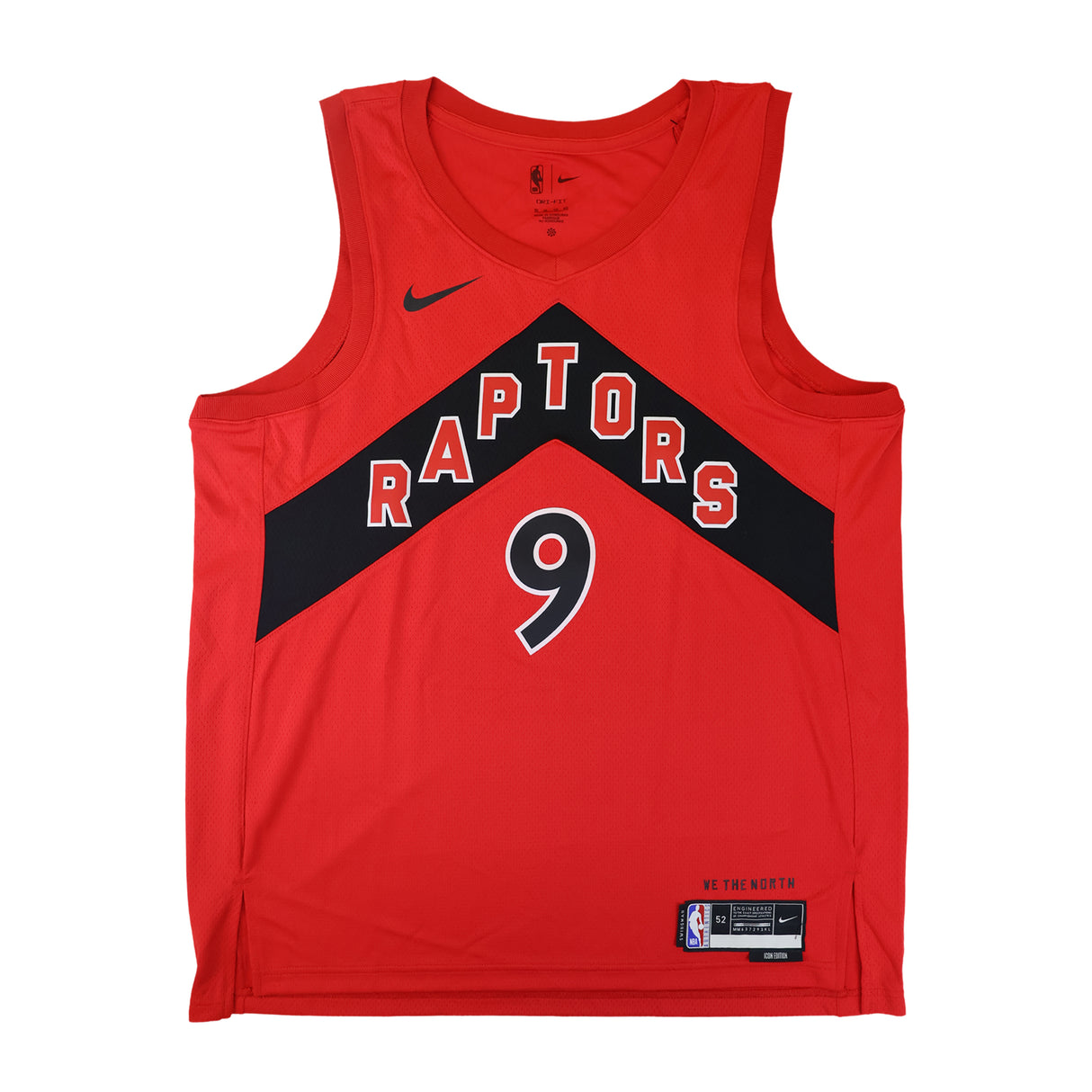 RJ Barrett Signed Jersey Toronto Raptors Red  Nike Icon Edition