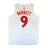 RJ Barrett Signed Jersey Toronto Raptors White Nike Association Edition