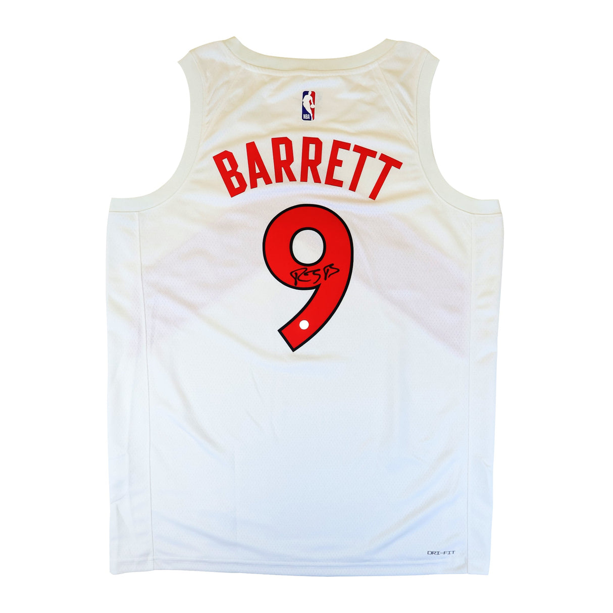 FREE GIFT | RJ Barrett Signed Jersey Toronto Raptors White Nike Association Edition