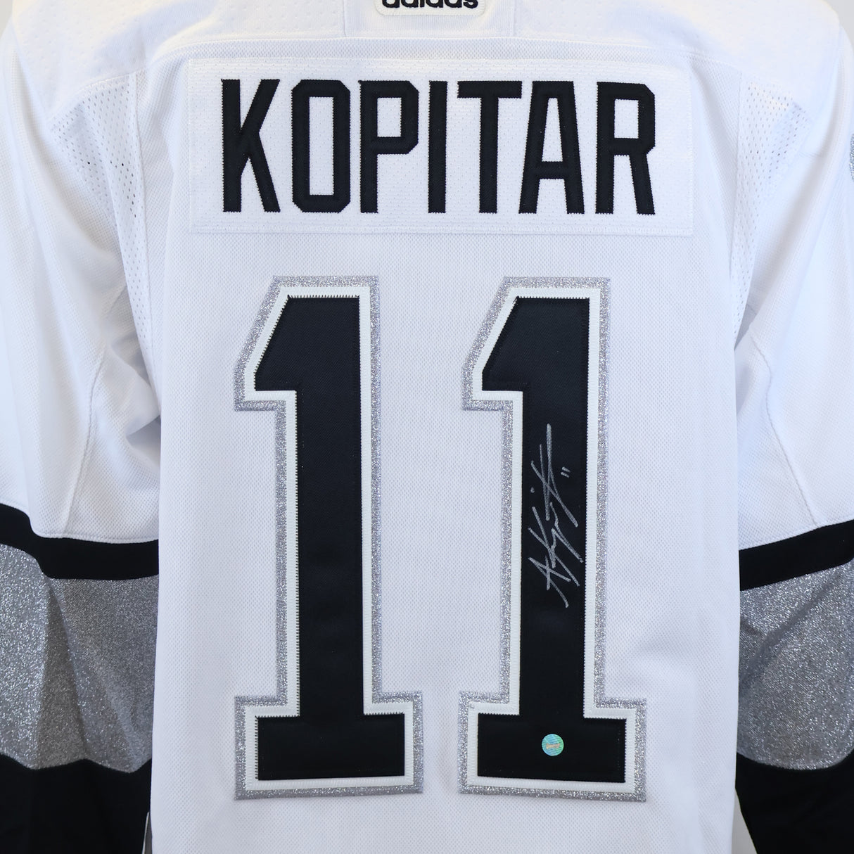Anze Kopitar Signed Jersey Los Angeles Kings Adidas Third Team