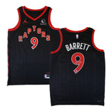 RJ Barrett Signed Toronto Raptors Jersey Black Nike Statement Edition