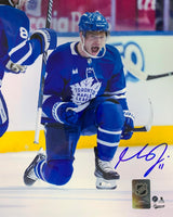 Max Domi Signed 8x10 Photo Toronto Maple Leafs Celebration-V