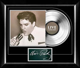 Elvis Presley Concert Cover Framed with Silver Vinyl