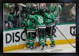 Dallas Stars Celebration 20x29 Framed Canvas 2025 Playoffs