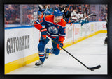 Leon Draisaitl 20x29 Framed Canvas Oilers 2025 Playoffs