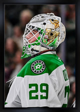 Jake Oettinger 20x29 Framed Canvas Stars 2025 Playoffs