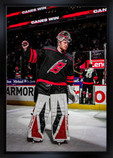 Frederick Andersen 20x29 Framed Canvas Hurricanes 2025 Playoffs
