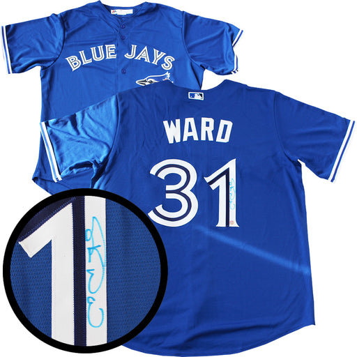 Duane Ward Signed Toronto Blue Jays Blue Replica Jersey - Frameworth Sports Canada 