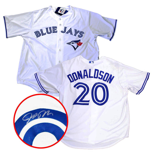 Josh Donaldson Signed Toronto Blue Jays White Replica Jersey - Frameworth Sports Canada 