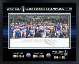 Edmonton Oilers Framed 16x20 PhotoGlass 2025 Conference Champions
