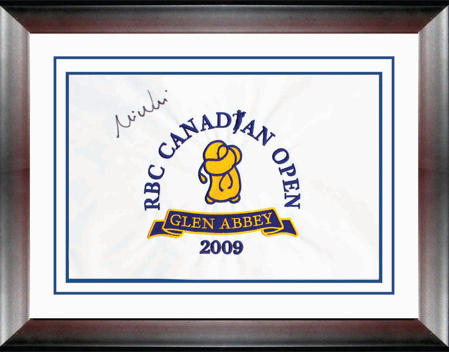 Mike Weir Signed Framed Canadian Open Flag - Frameworth Sports Canada 