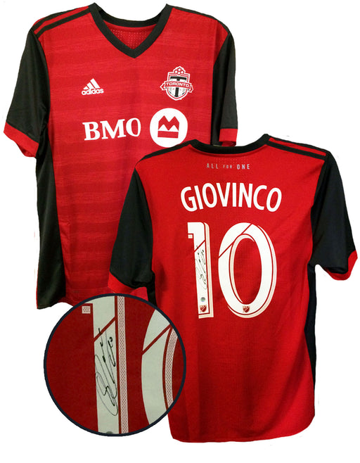Sebastian Giovinco Signed Toronto FC Red Jersey - Frameworth Sports Canada 