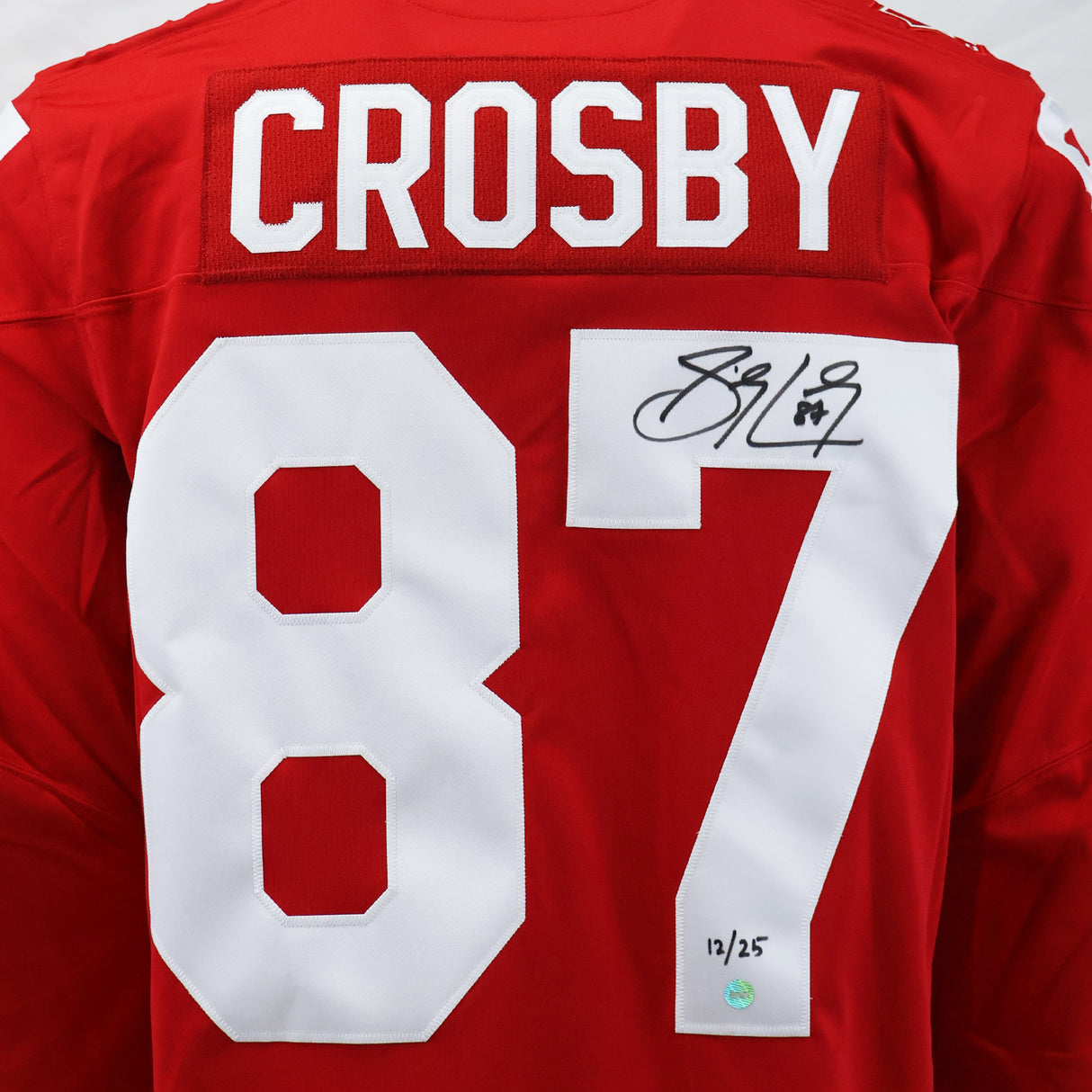 Sidney Crosby Signed Jersey 2025 World Hockey Championship Bauer (Limited Edition of 25)