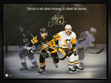 Sidney Crosby Signed 20x29 Canvas Framed Pittsburgh Penguins Collage Quote Edition (Limited Edition of 8)
