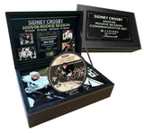 Sidney Crosby Signed Plexiglass Disk in Deluxe Case 2005-06 Rookie Season Commemorative Set (Limited Edition of 20)